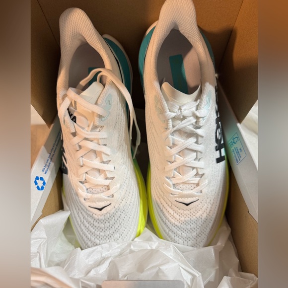 Hoka One One Mach 5 Women White/Blue Glass
Running Shoes Sneakers Size 8.5 - Picture 10 of 13